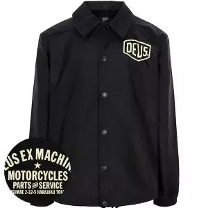 [DEUS EX MACHINA]데우스엑스마키나 블랙 하라주쿠 코치 자켓 DMW46821S BLACK