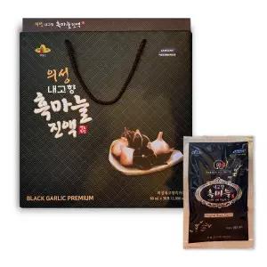 의성 흑마늘 즙 농축 진액 국산 100% 농협 흙 마늘 엑기스 부모님 선물세트 30포 1박스