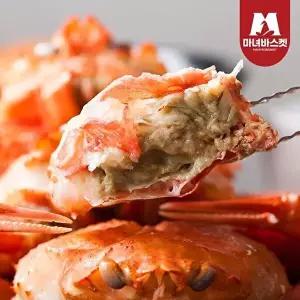 [마녀바스켓](자숙) 수율좋은 동해안 박달 홍게(중) 3kg (8-9미 내외)