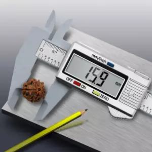 캘리퍼스 버니어 디지털 전자 150mm 내외 깊이측정/자/정밀/전문가용/측정기/초정밀/작업/현장/공업용/측정