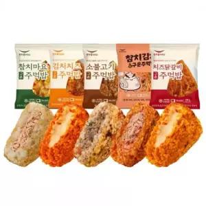 한우물 구운 주먹밥 100g 5종 20개 밀키트 간편식 삼각김밥 볶음밥