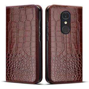 가죽 플립 지갑 케이스 LG Q7 Plus + 5.5 