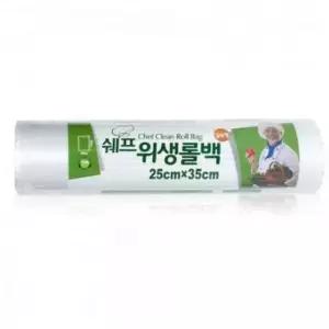 위생백 지퍼백 위생봉투 위생롤 25cm 35cm 100매 식품비닐봉투