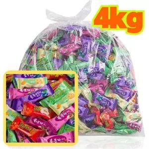 종합제리 4kg 약 800-1000개 옛날젤리 대용량 젤리얼먹