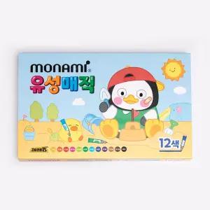 모나미 펭수 유성매직 12색 둥근닙