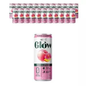 핫식스 글로우 피치&살구 355ml, 24입, 1개
