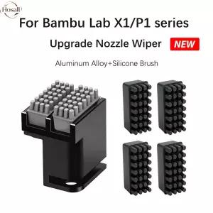 P1S 노즐 와이퍼 X1C 노즐 클리너 알루미늄 청소 도구 빠른 설치 Bambu Lab P1S P1P X1C X1E 3D 프린터 액