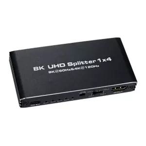 8K 4K C타입 HDMI 분배기 4포트 48Gbps 고해상도 4대 영상 동일 출력 TV 모니터 프로젝터