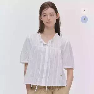마리끌레르 레이스 넥셔링 리본 블라우스 2종 택1(MAGBBL04M)