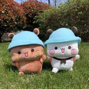 이어 펭귄 곰 인형 귀여운 부부 두두 플러시 사랑스러운 만화 캐릭터 인형 부드러운 봉제인형 집 장식 여자친구 선물
