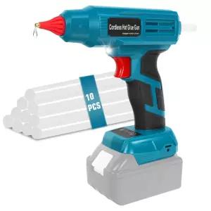 충전식 무선글루건 미니 소형 실리콘총 100W 핫멜트 글루건 DIY 산업용 전기 접착제 핫건 수리 도구 마키타