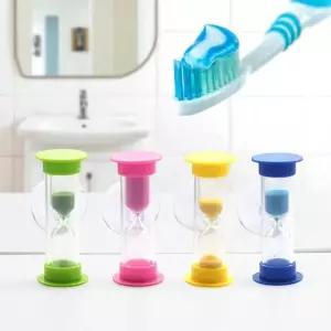 3분 아이 양치 시간 흡착식 모래시계 타이머 3분시계 컬러모래시계 흡착모래시계