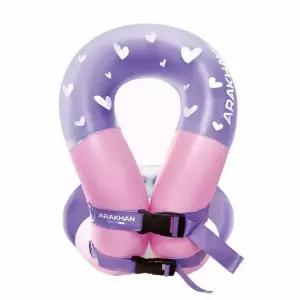 아라칸 넥튜브 구명조끼 25kg 핑크 넥베스트 어린이 물놀이 조끼