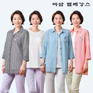 [마담엘레강스] 럭키 스트라이프 시어서커 앙상블