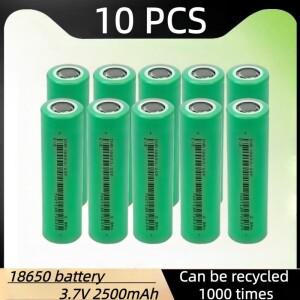 도매 고품질 18650 배터리 25P 2500mAh 3.7V 충전식 리튬 리튬이온 셀