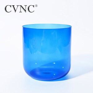 싱잉볼 CVNC 7인치 A 노트 색상의 연금술 싱잉 테라피용, 맬릿 힐링 쿼츠 볼 크리스탈 사운드 클리어