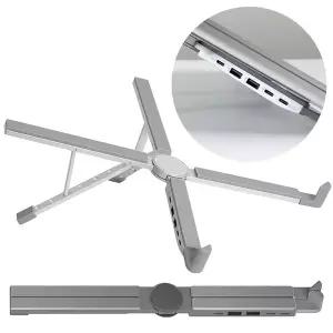 5in1 USB 멀티 허브 휴대용 노트북 거치대 SOME5X