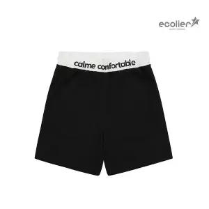 [에꼴리에]여자 여름이월 4부 하이 레터 밴딩 셋업 바지(24PT754)_CC