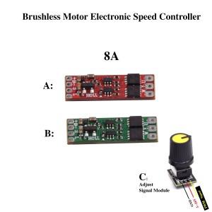 2S-3S DC 7.4V-11.1V 8A 미니 소형 BLDC 브러시리스 모터 드라이버 보드 1104 1407 1503 용 전기 레귤레이