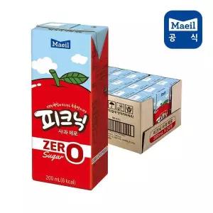 [매일] 피크닉 제로 사과 200ml 24팩 (1박스)[35952024]