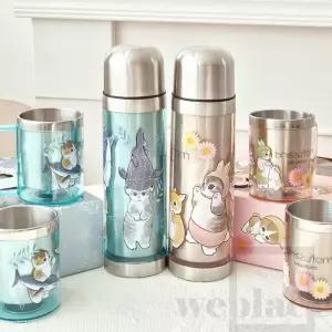 캐릭터 텀블러 세트 스텐물병 차텀블러 스텐보냉병 휴대용물병