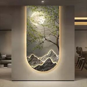 조명액자 인테리어그림 호텔로비 LED 풍경화 인테리어 벽화 벽장식 카페