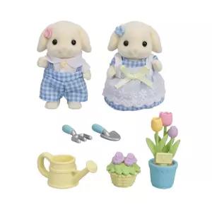 실바니안 플로라토끼 남매 인형 가드닝 세트 남아 toy
