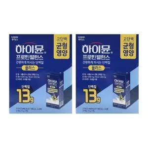 하이뮨 프로틴 저지방 인절미맛 중년 여성 단백질 보충제제 하이문 16팩 2박스 MJ