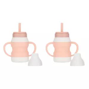 비더프리 실리콘 아기 빨대컵 휴대용 스트로베리 X2