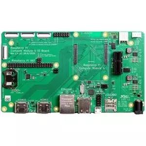 라즈베리 파이 컴퓨트 모듈 4 I/O 보드 PCIe 2세대 듀얼 HDMI 20 기가비트 이더넷(PoE RTC CM4용)