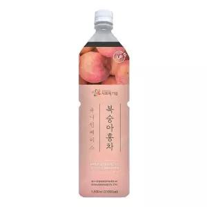 [셀러허브]유나인베이스 복숭아홍차 1.5L 과일원액 희석음료 홍차 (S12336648)