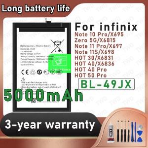 BL-49JX 대용량 배터리 인피닉스 노트 10 프로/제로 5G/노트 11S/HOT 30/HOT 40 프로  + 도구