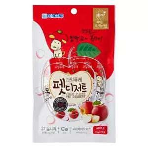 과일퓨레 강아지파우치 디저트 약먹이기 2개 요크셔 선물 토이푸들