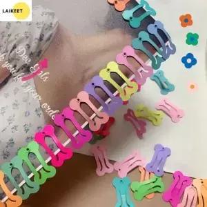미니 반려견 머리핀 캔디 컬러 작은 강아지 고양이 헤어 클립 반려동물 액세서리 개 그루밍 10 개/세트