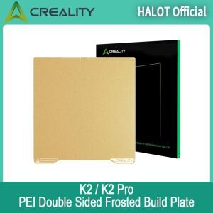 Creality K2 / K2 Pro 빌드 플레이트 양면 텍스처드 골든 PEI 코팅 스프링 스틸 마그네틱 베드 플레이트 3D