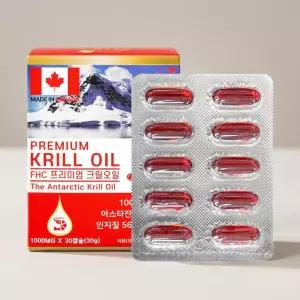 FHC 프리미엄 크릴오일 1000mg 30캡슐 1개