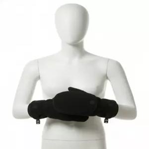 디스이즈네버댓 Folding Mittens Black TN253WACGL02BLK