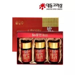 대동고려삼 6년근 활기찬홍삼정 100gx3병(쇼핑백동봉)