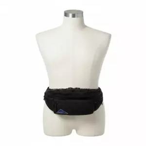 디스이즈네버댓 Washed Nylon Lumbar Pack Black TN243WBASB02BLK