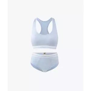 LEE BODYWEAR 에센셜 소프트 터치 브라탑 브리프 세트_라이트블루 2281575
