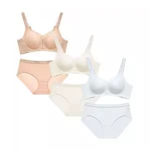 PLAYTEX [3PACK] 노와이어 크로스유어하트 브라팬티 세트 2282907