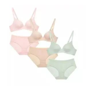 PLAYTEX [3PACK] 노와이어 시크릿 브라팬티 세트 2283013
