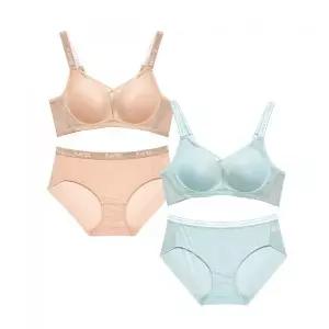 PLAYTEX [2PACK] 노와이어 크로스유어하트 브라팬티 세트 2283155