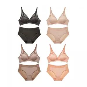 PLAYTEX [4PACK] 노와이어 18HOUR 브라팬티 세트 2283197