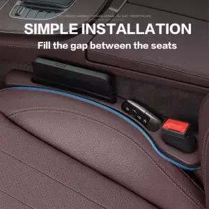 BMW X5 E53 E70 F5 G05 X6 E7 E72 F6 X7 G207 용 좌석 간격 인테리어 장식 액세서리 사이의 2PCS 카시트 갭