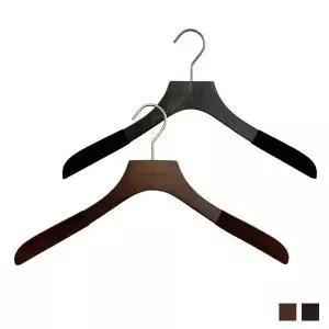 메이네티 럭셔리 벨벳 원목 상의 옷걸이 1P  2 color
