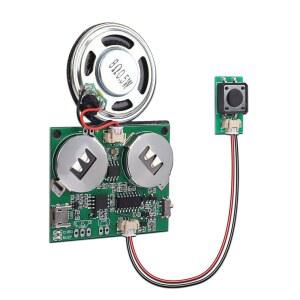 사운드 모듈, 인사말 카드용 Icstation 프로그래머블 사운드 칩, DIY 어버이날 선물용 8M USB 충전 사운드 보드, Windows 컴퓨터와 호환 가능