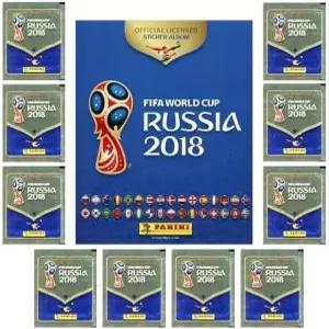 2018 파니니 월드컵 축구 러시아 스페셜 컬렉터 패키지 새 스티커 50장과 80페이지 앨범 포함 킬리안