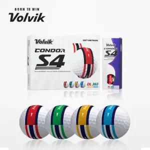 [볼빅] CONDOR 콘도르 S4 DL360 4피스 골프공 멀티팩 1더즌