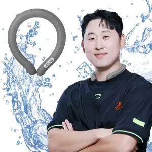 KN FLAX 실내외 재사용 스 가능한 쿨러 여름용 목 젤 휴대용 링 냉각기 베이직 튜브 스포츠 블랙 작업자